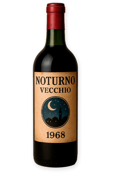 garrafa de vinho la vecchia noturno vecchio
